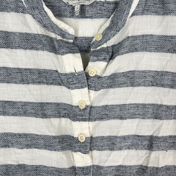 Lucky Brand‎ Shirt Womens Small Striped Buttons Casual Regular Long-Sleeve Top - Picture 6 of 12